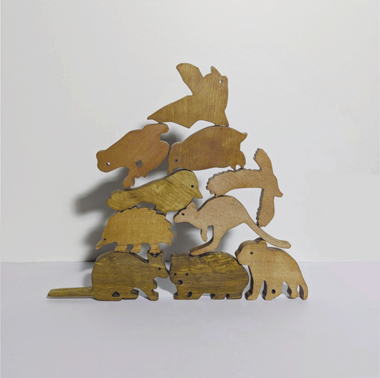 Stackable Animal Trinket Set