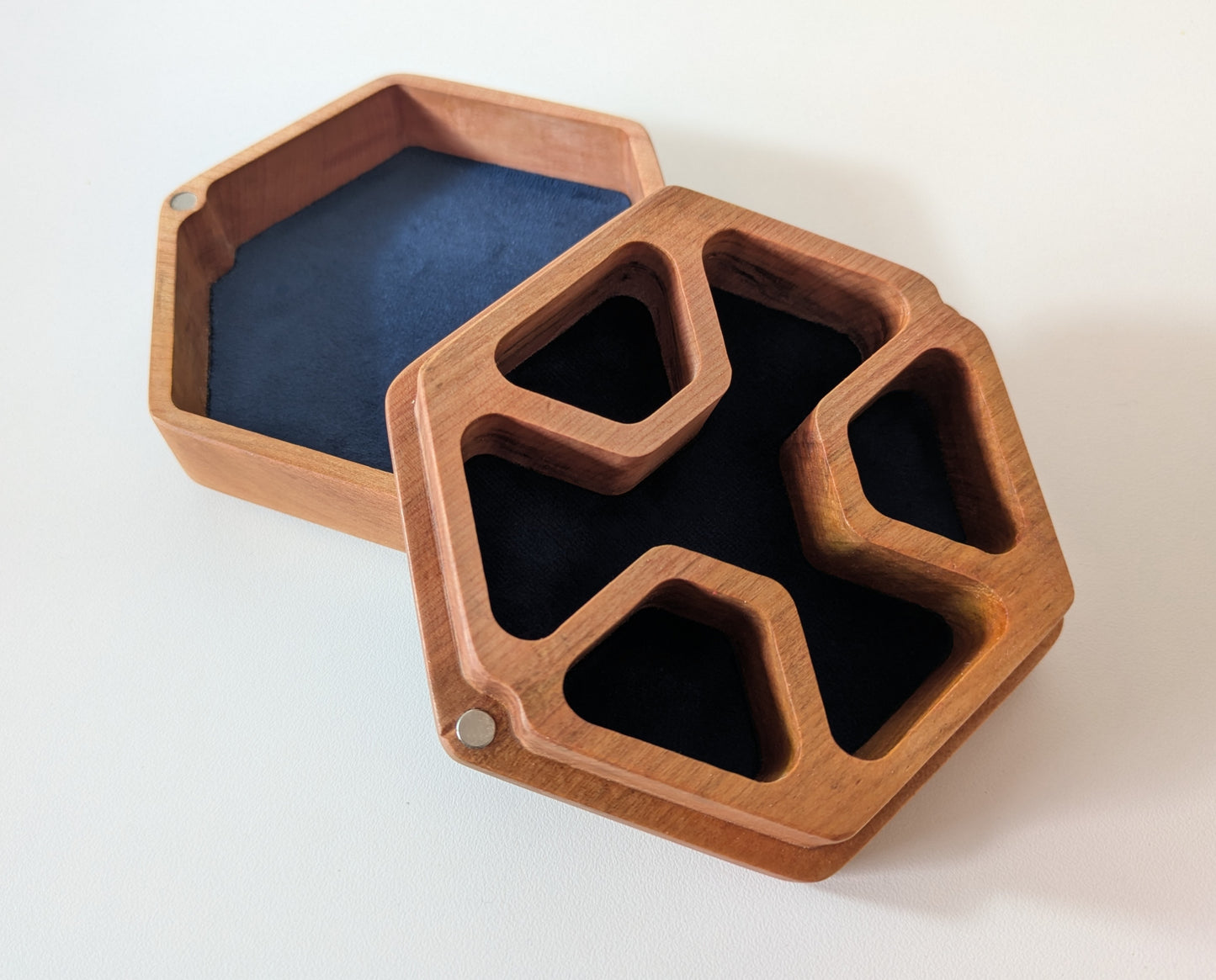 Hex Dice Box with Tray