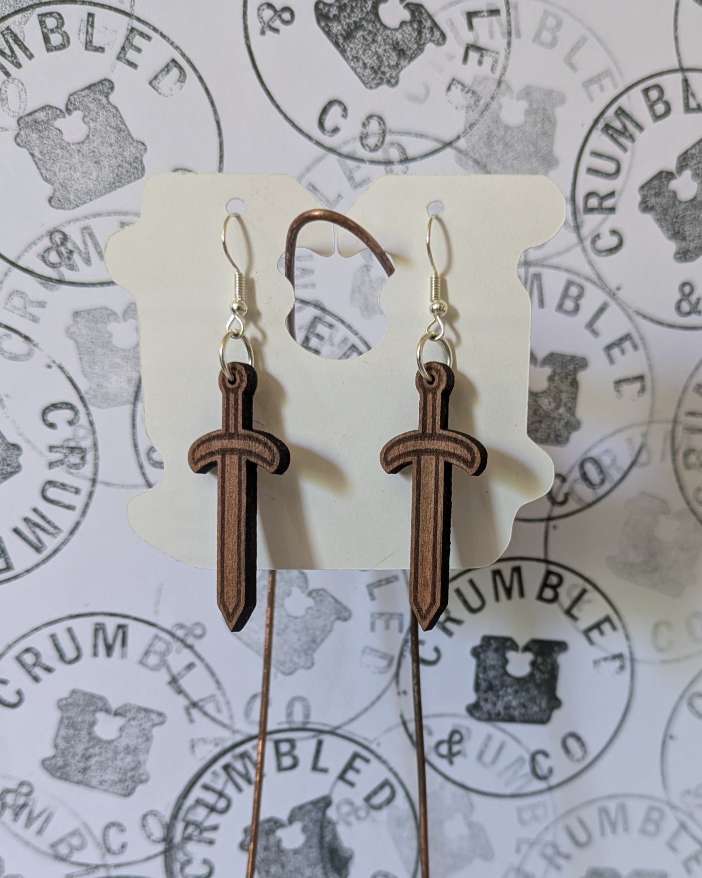 Sword Pendant - Necklace/Earrings