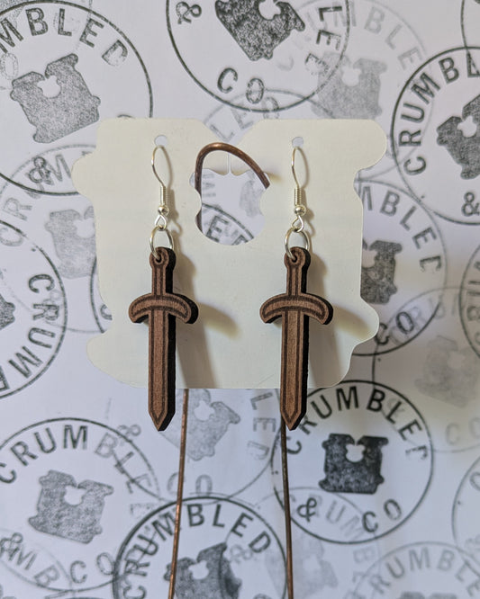 Sword Pendant - Necklace/Earrings