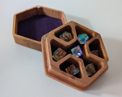 Hex Dice Box with Tray