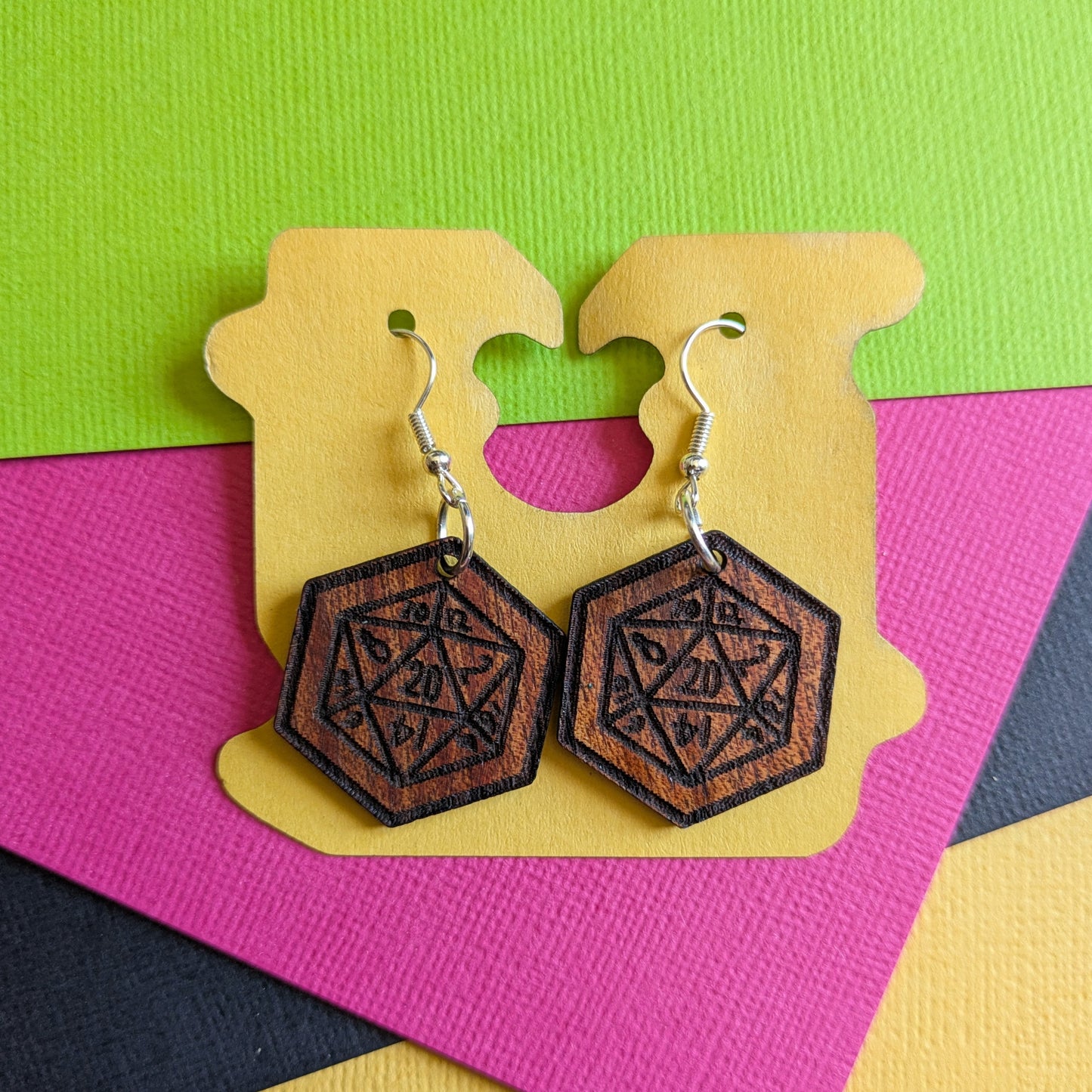 Funky Tasmanian Timber Earrings