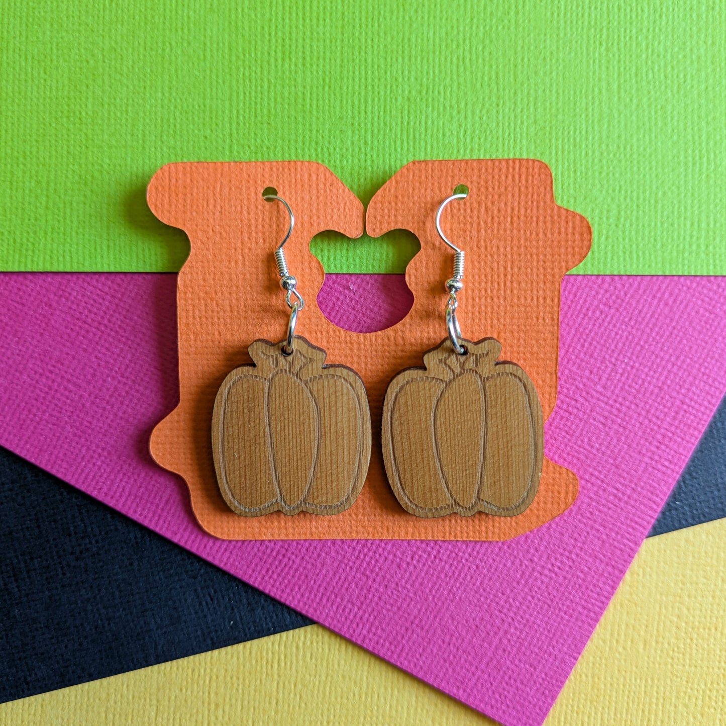 Funky Tasmanian Timber Earrings